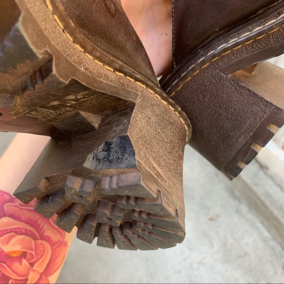 Vintage Y2K Chunky Lug Sole Platform Slides! - Picture 8 of 14